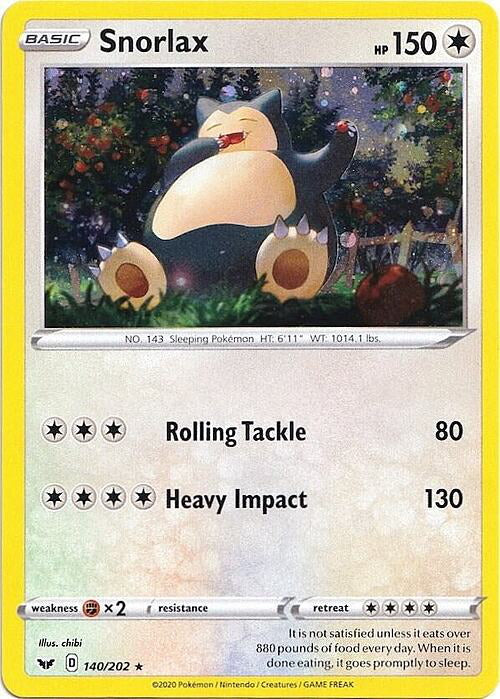 Sword & Shield Snorlax #140 Galaxy Promo
